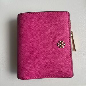 Tory Burch Fuchsia Card Holder